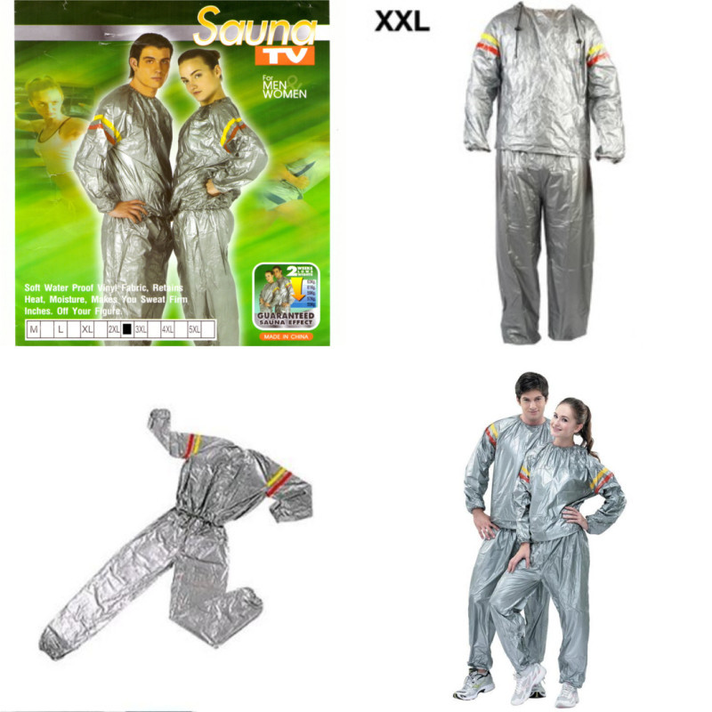 Sauna Odijelo Za Mršavljenje Sivo M L XL XXL XXXL pojas Struk