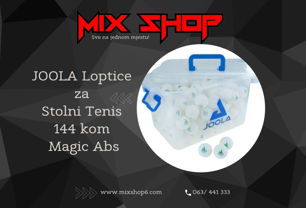 JOOLA 144 kom Trening 40+ Loptice Stolni Tenis Loptica Jola sto