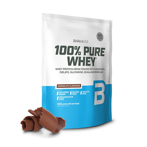 100% PURE WHEY PROTEIN 1 kg  Super Proteini za Masu biotech 1kg