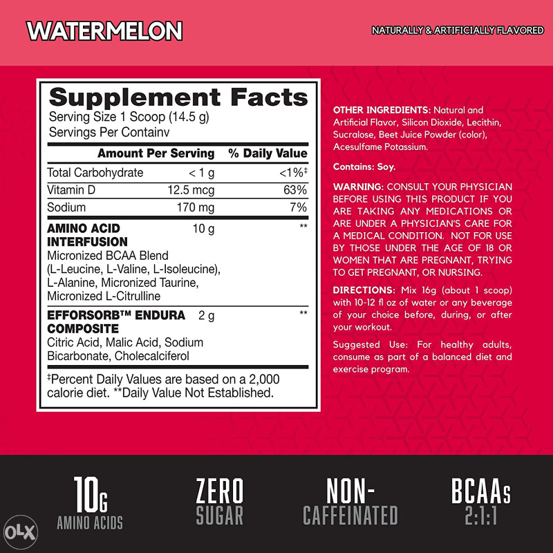 BSN AMINO X 435g Aminokiseline Amino BCAA