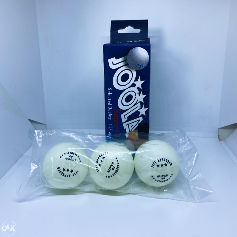 JOOLA Loptice Za Stolni Tenis Bijele 3 kom Jola Stoni