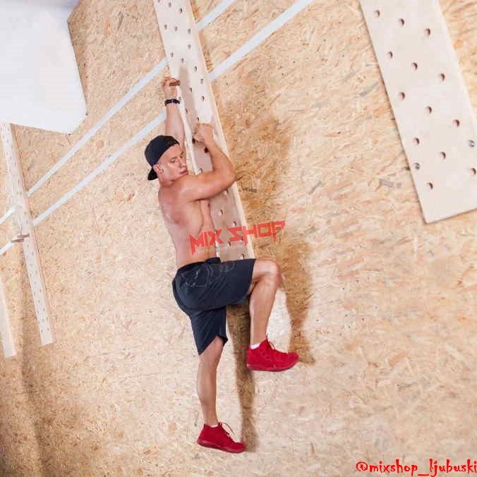 CLIMBING PEG BOARD PLOČA ZA PENJANJE TRENING PEGBOARD Sprava
