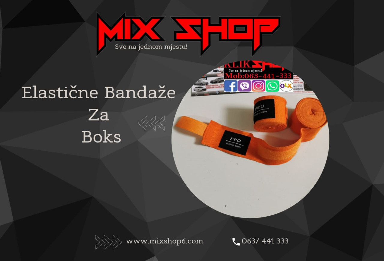 Elastične Bandaže Za Boks 4 m Box Zavoj Box Bandažeri Štitnici 4m