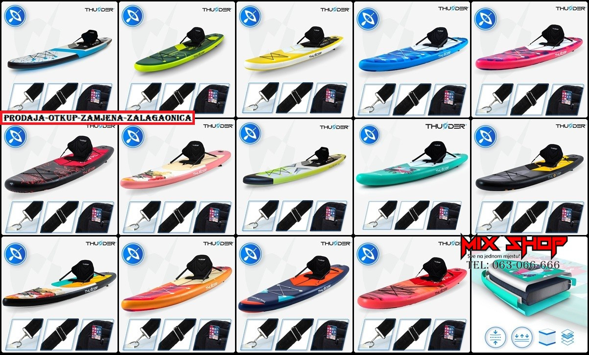 THUNDER SUP 320cm daska za surfanje sa sjedalom +OPREMA board