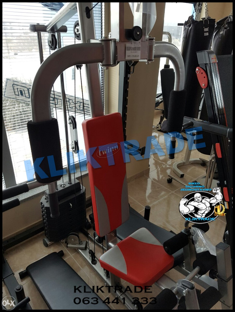 GLADIJATOR Kućna Teretana 50kg Sprava Vježbanje Sprave Lat Mašina