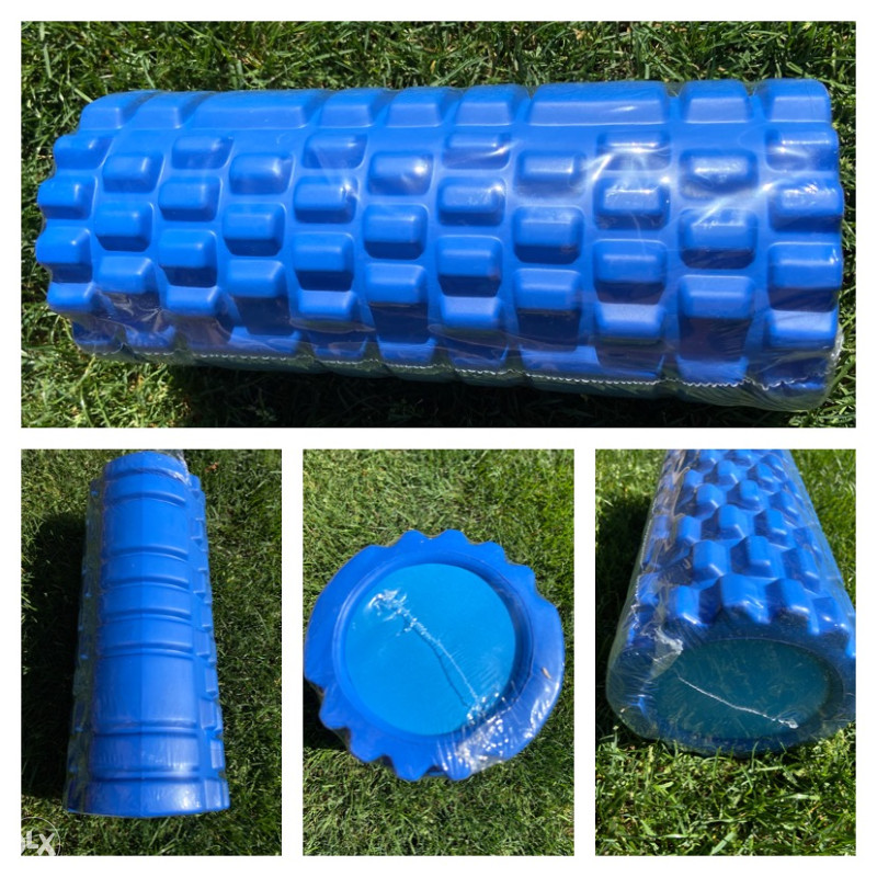 GRID Foam Roler za Masažu 2u1 Puni Masažni Valjak