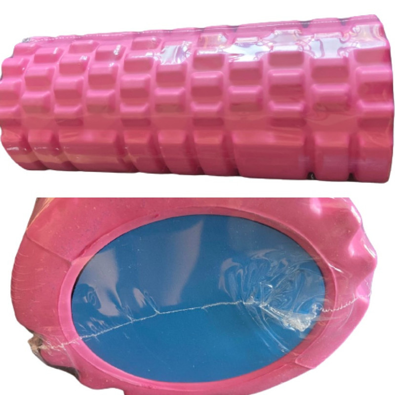 GRID Foam Roler za Masažu 2u1 Puni Masažni Valjak
