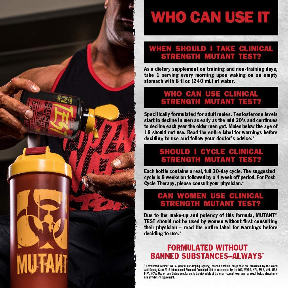 MUTANT TEST Tribestan 90tb Testosteron Testo Tribulus