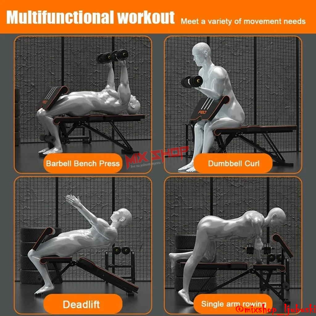 Podesiva Scott Klupa Trening Benč Fitness Sprava Trbuh Klupe Skot