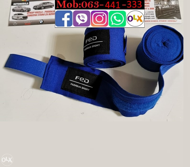 Elastične Pro Bandaže Boks 3m Boksačke Zavoj 3 m Box