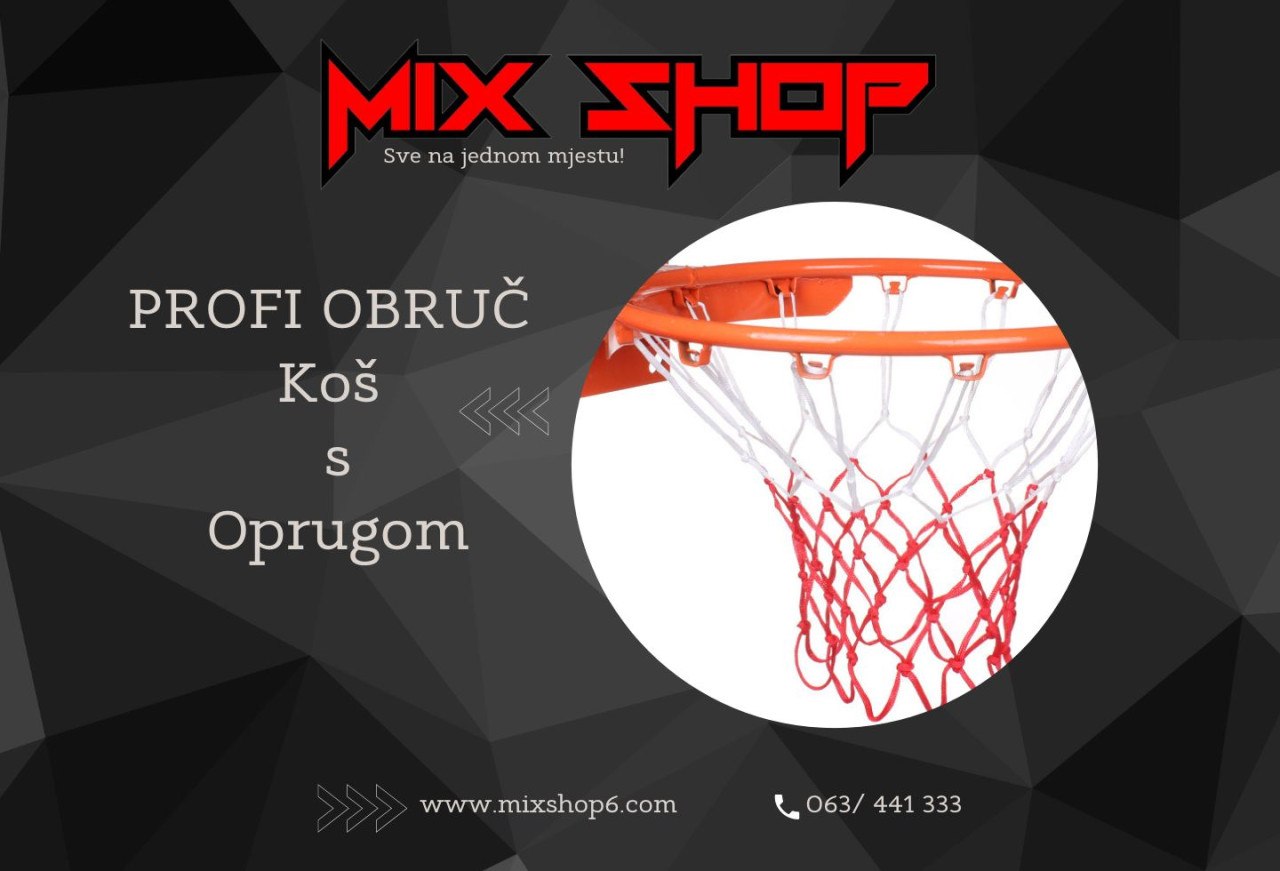 PROFI OBRUČ Koš Kosarka Obručevi Koševi obruč Oprugom