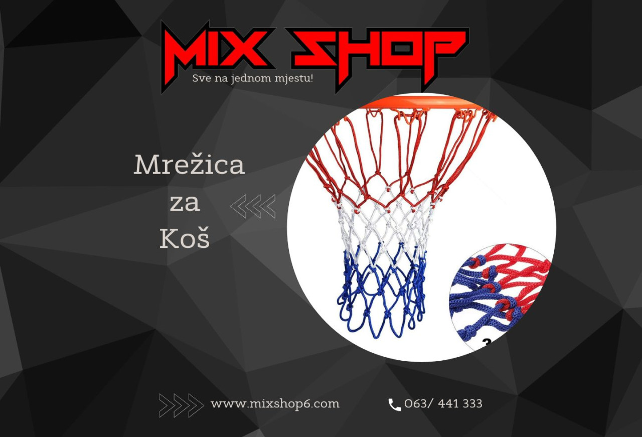 Mrežica za Koš Košarkaška Mreža Obruč kosarku Košarka