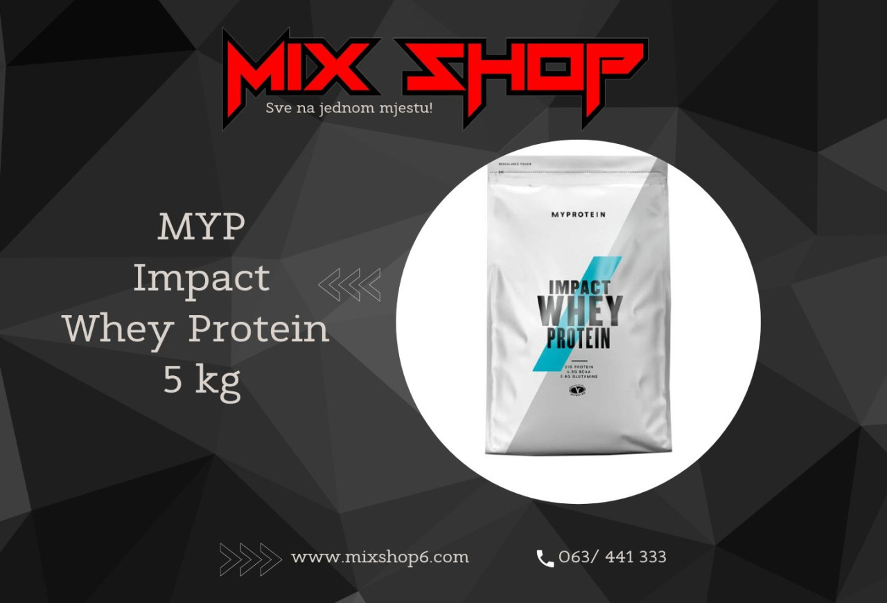 MYP Impact Whey Protein 5kg Proteini Masu Shaker 5 Kg