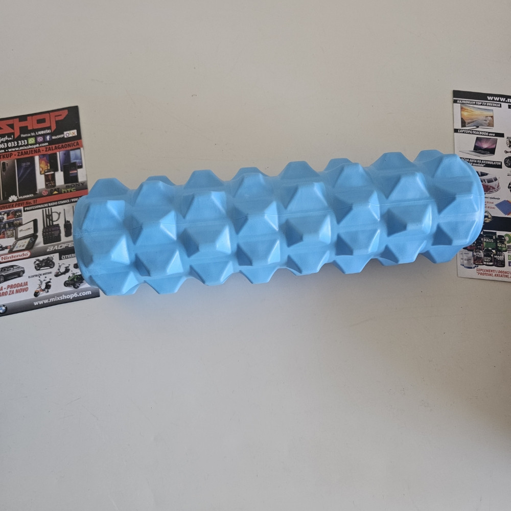 GRID Foam Roler za Masažu 2u1 Puni Masažni Valjak
