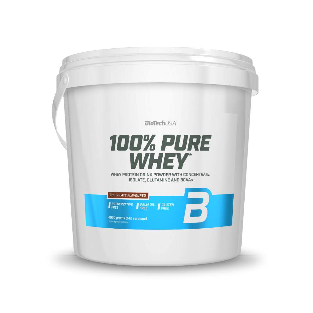 BIOTECH  WHEY PROTEIN 4 kg 100% PURE Proteini za Masu Amino 5 5kg