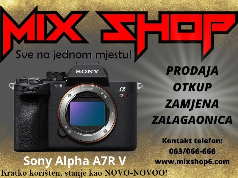 Sony Alpha A7R V Camera Body *TOP*GARANCIJA* A7R5 5 R5 Fotoaparat