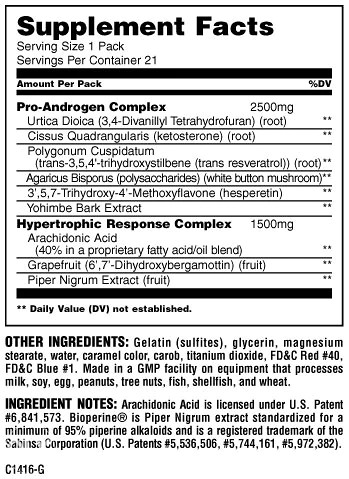 Animal TEST Universal Nutrition Testo Testosteron