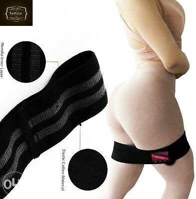 Latex Booty Band L Elastična Traka Mini Band Glute Pletena Pleten