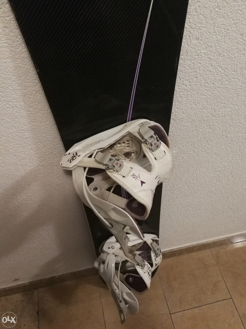 Full Carbon SNOWBOARD Daska Vezovi 155 cm Bord Bordovi