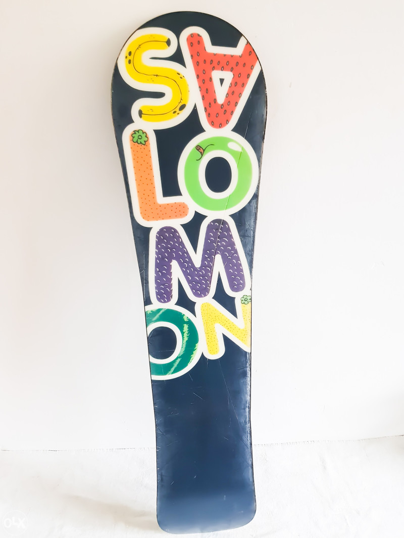 SNOWBOARD Daska + Vezovi 146 cm Bord Bordovi Salomon