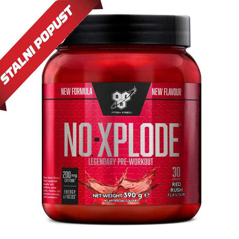 N.O XPLODE Pre Workout Fruit 390 g NO EXPLODE preworkout Podizač