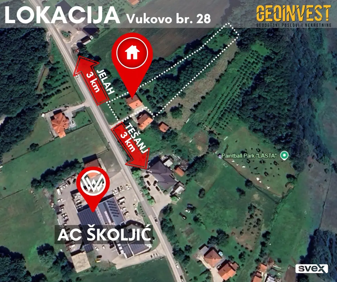 Kuća Tešanj - naselje Vukovo