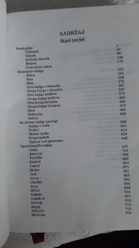 Biblija Stari i Novi zavjet