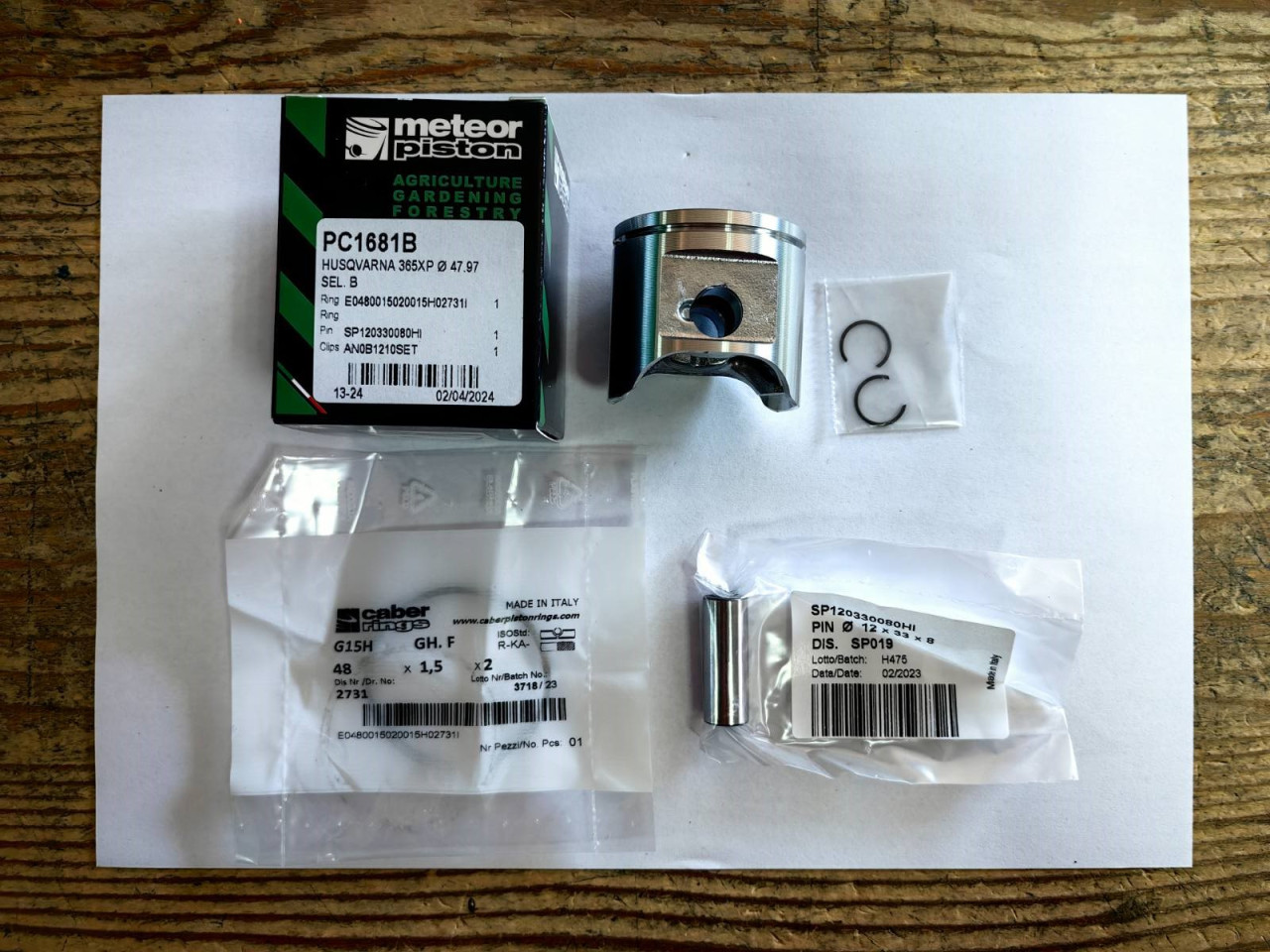 KLIP I KARIKE HUSQVARNA 365 XP D=48mm x 12 mm METEOR