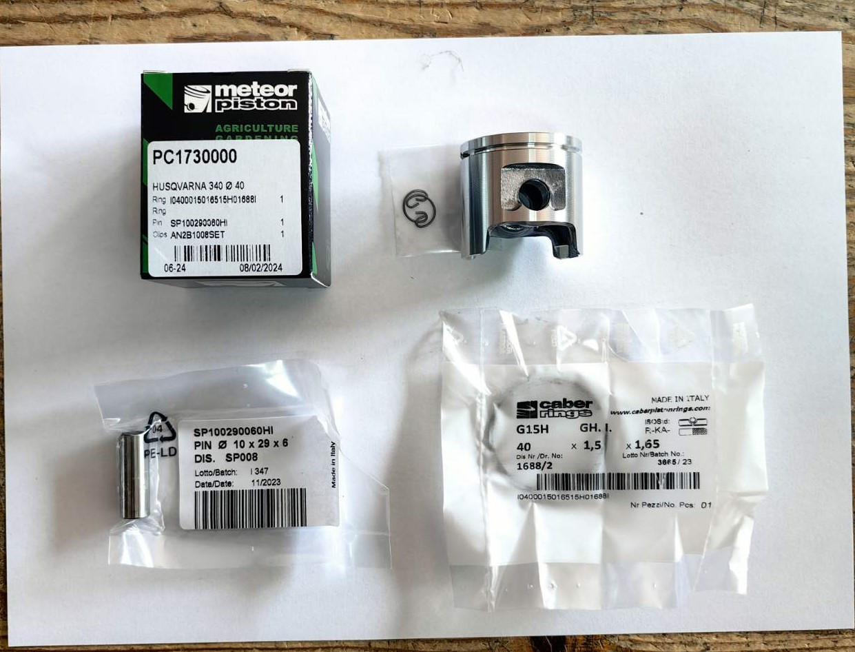 CILINDAR I KLIP I KARIKE HUSQVARNA 340 FI-40