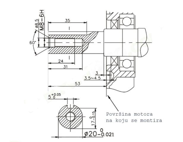 MOTOR LONCIN G200F 6.5 KS MOTOKULTIVATORI PUMPE ZABA ZABE
