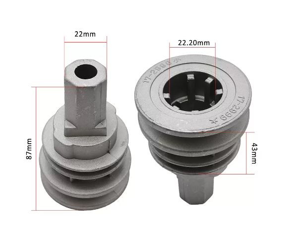 NOSAC NOZA CASTEL GARDEN RASER GGP 430 484 480 D=22.2 mm