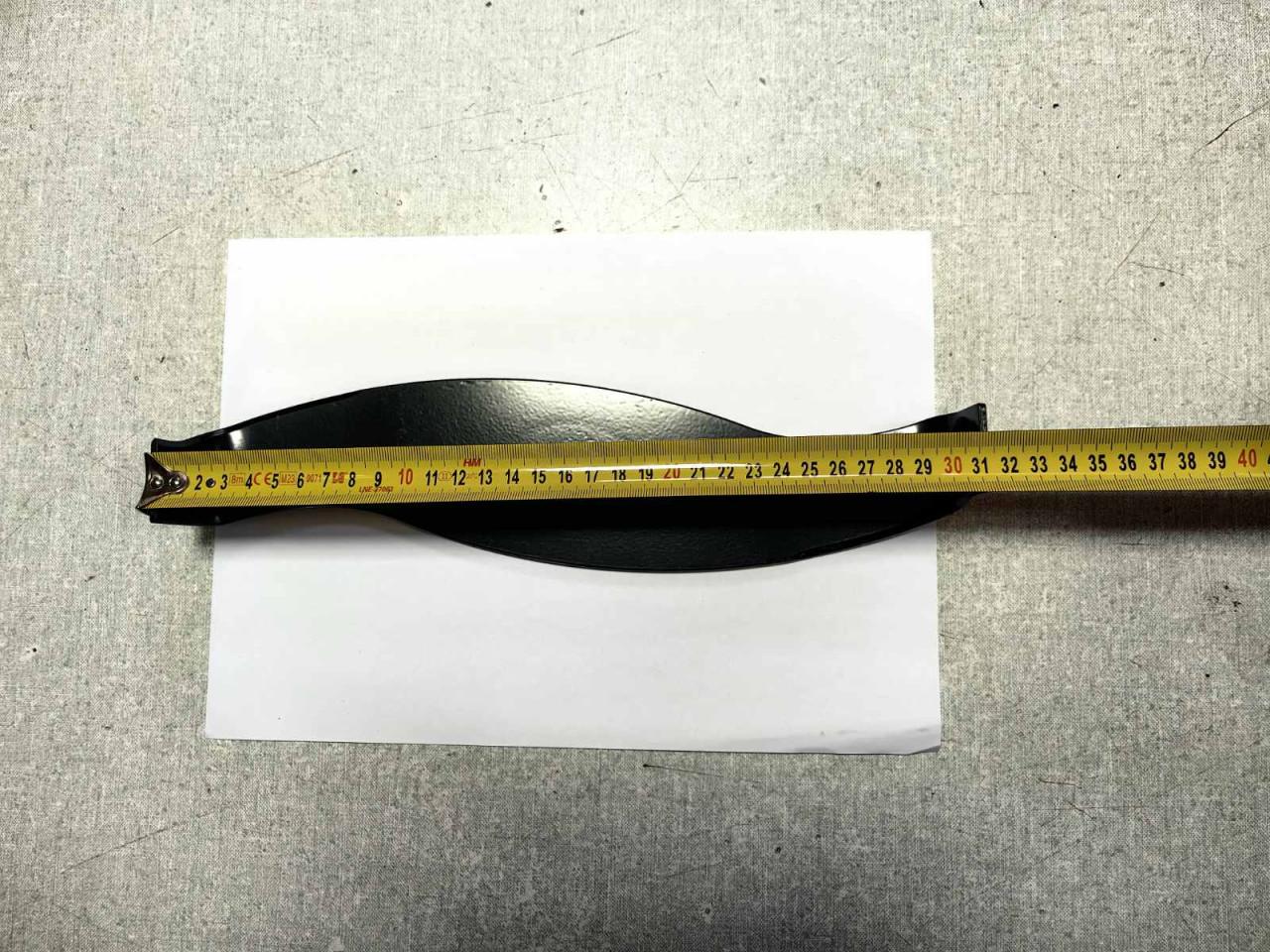 DVOKRAKI NOZ ZA USITNJAVANJE 300 x 20 x 3.0mm S-OBLIK