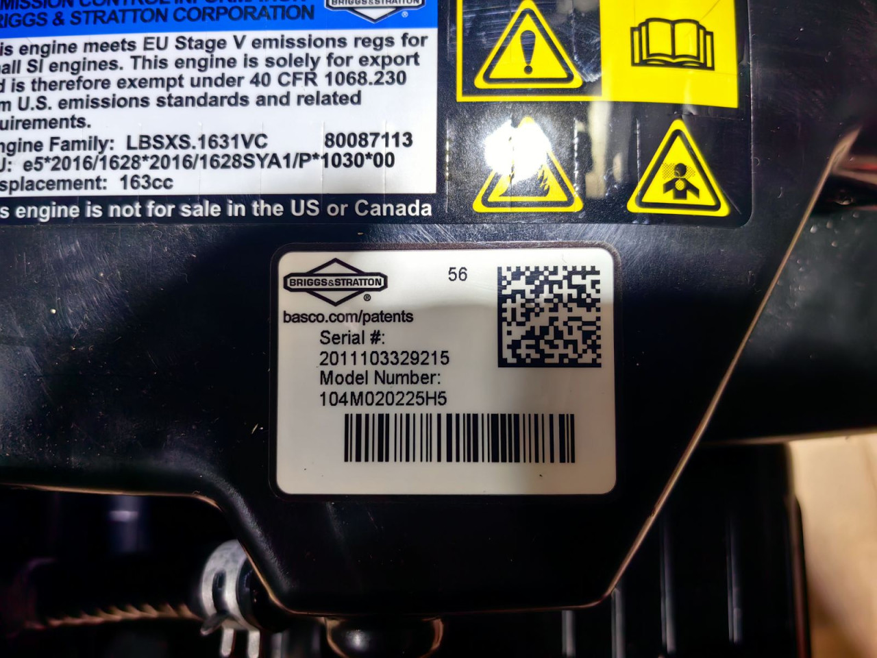 MOTOR ZA KOSILICU BRIGGS & STRATTON 675 EXI 163 cc Fi-22,2 mm