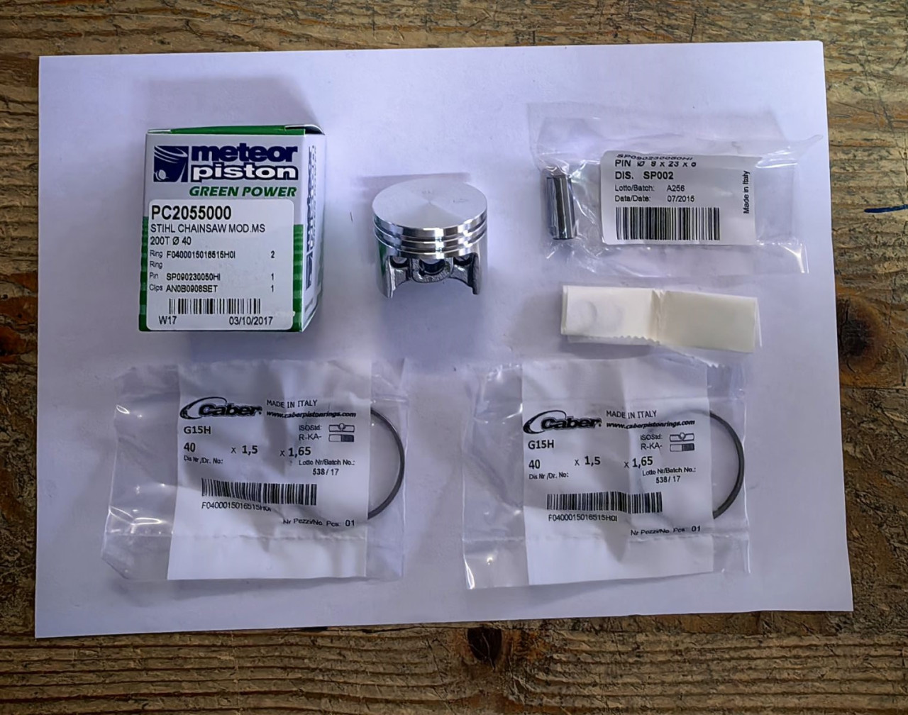 CILINDAR I KLIP STIHL 020 020T MS 200 200T fi 40 mm METEOR