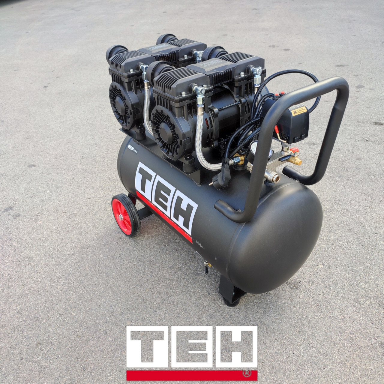 TEH kompresor zraka TAC 50L - polubešumni / bezuljni