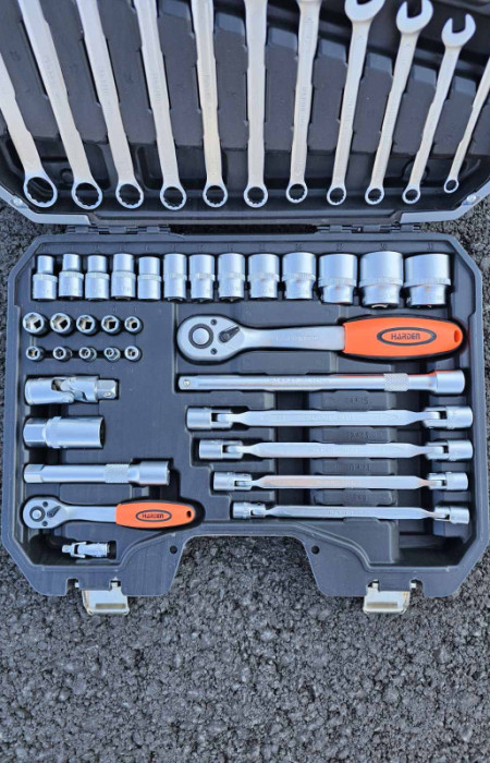 Set gedore i kombinovani ključevi 1/2 1/4 - 77 dijelova