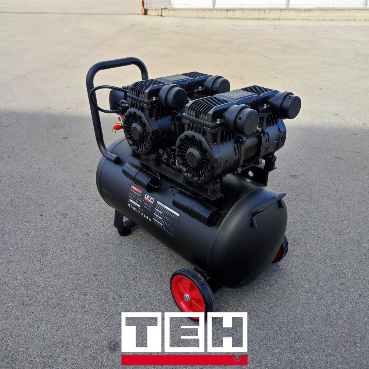 TEH kompresor zraka TAC 50L - polubešumni / bezuljni