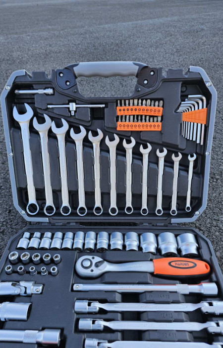 Set gedore i kombinovani ključevi 1/2 1/4 - 77 dijelova