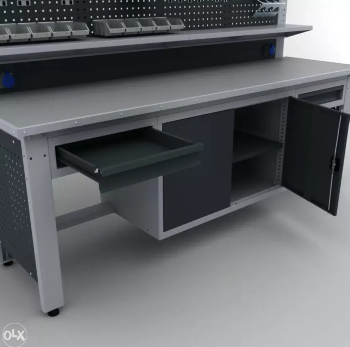 Metalni radni stol Nano-Bodur (NO:32)