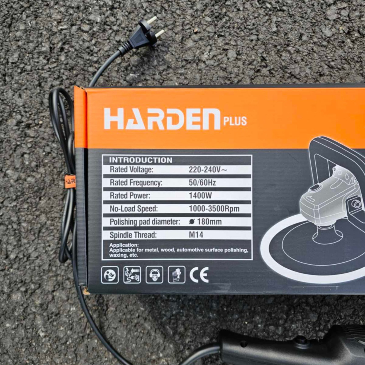 Ugaona polirka HARDEN 1400 W sa potenciometrom