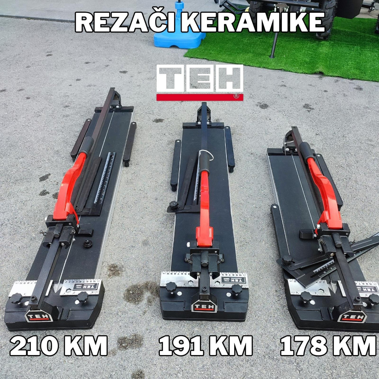 TEH Rezač keramike - Veličine 600mm-1200mm