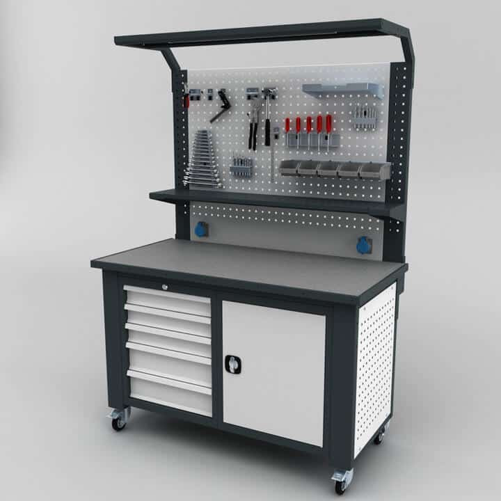 Metalni radni stol Nano Bodur (NO:65)