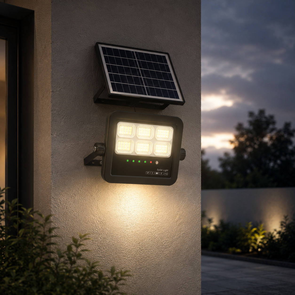 LED solarni reflektor Baron EL-1911-1 50W