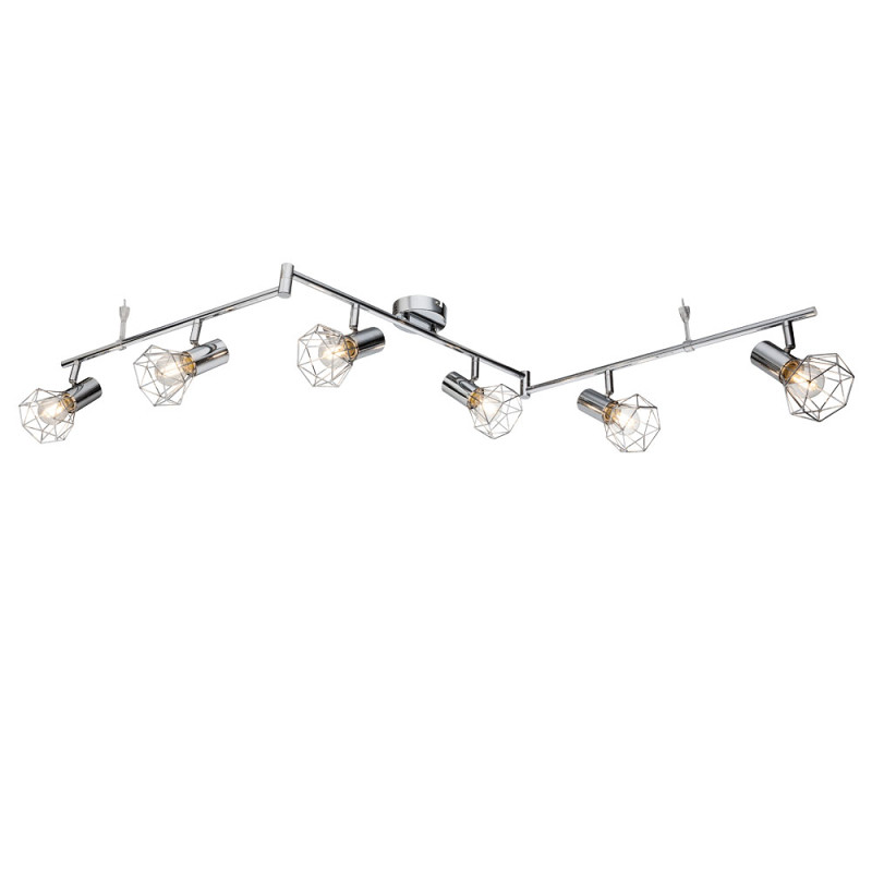 LUSTER SPOT XARA GLOBO SREBRNI METAL 54802-6