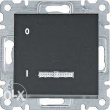 PREKIDAČ KONTROLNI 16A 1P CRNI WL0613 HAGER