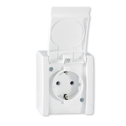 Utičnica dvopolna 16A/250V IP44