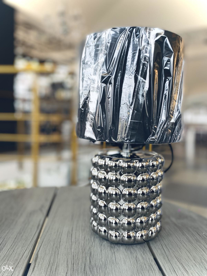 Stolna lampa VALENTINO SILVER/ 21626C