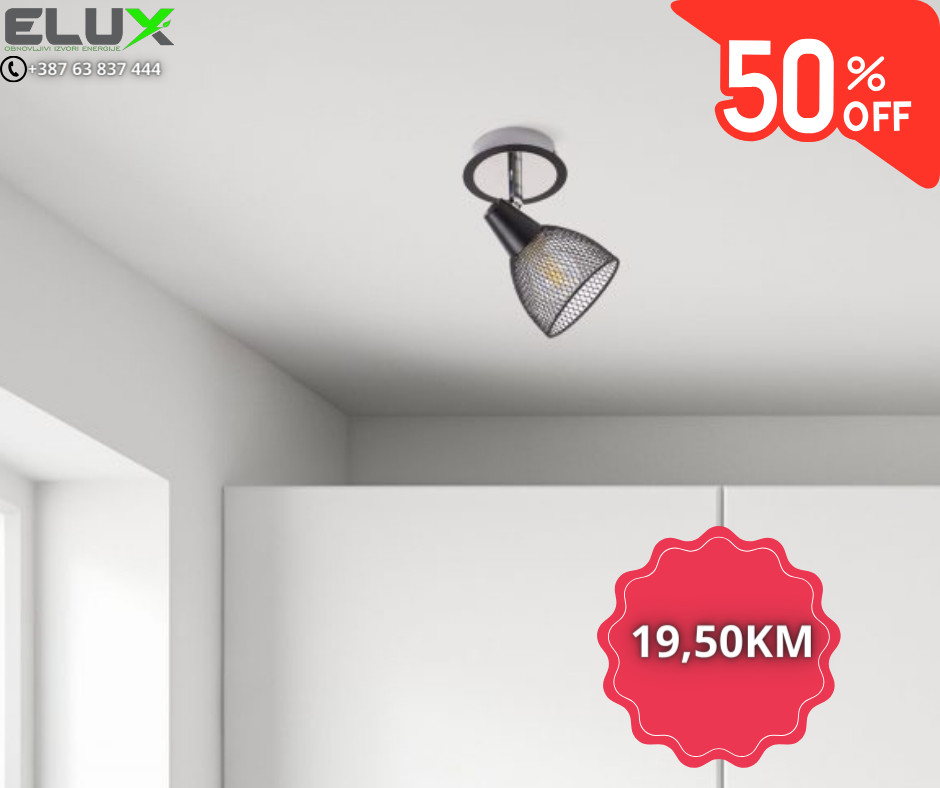 LUSTER SPOT MALAGA-6 AKCIJA 50% (na cijelu seriju lustera)
