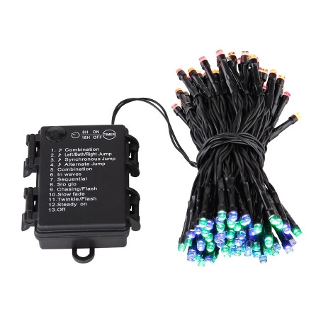 LED RGB Vanjske Božićne i Novogodišnje lampice 9,4m IP44