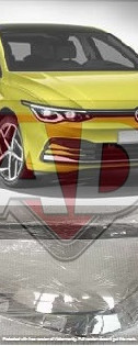 Stakla za far farove VW Golf Passat Tiguan Touareg, ugradnja